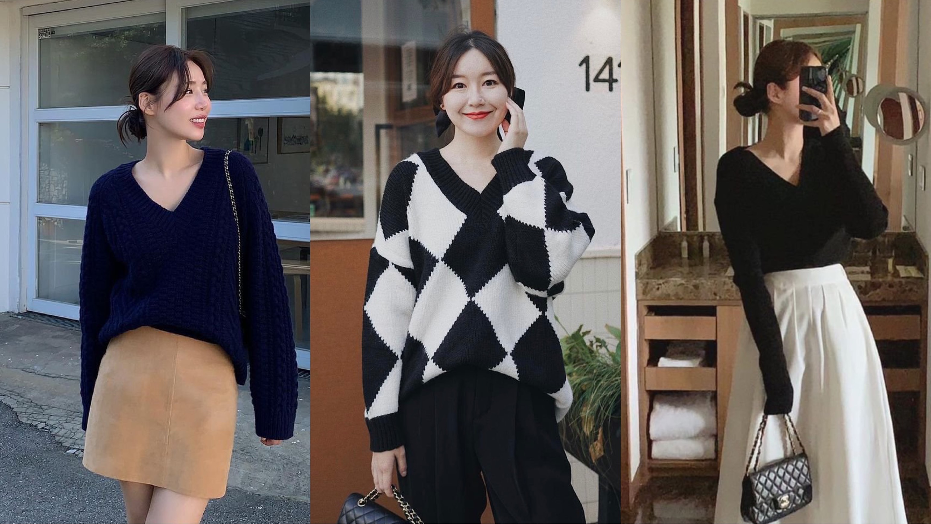 4 gợi ý mix&match với áo len tối màu giúp bạn trông thon gọn lại "hack" tuổi cực đỉnh cao