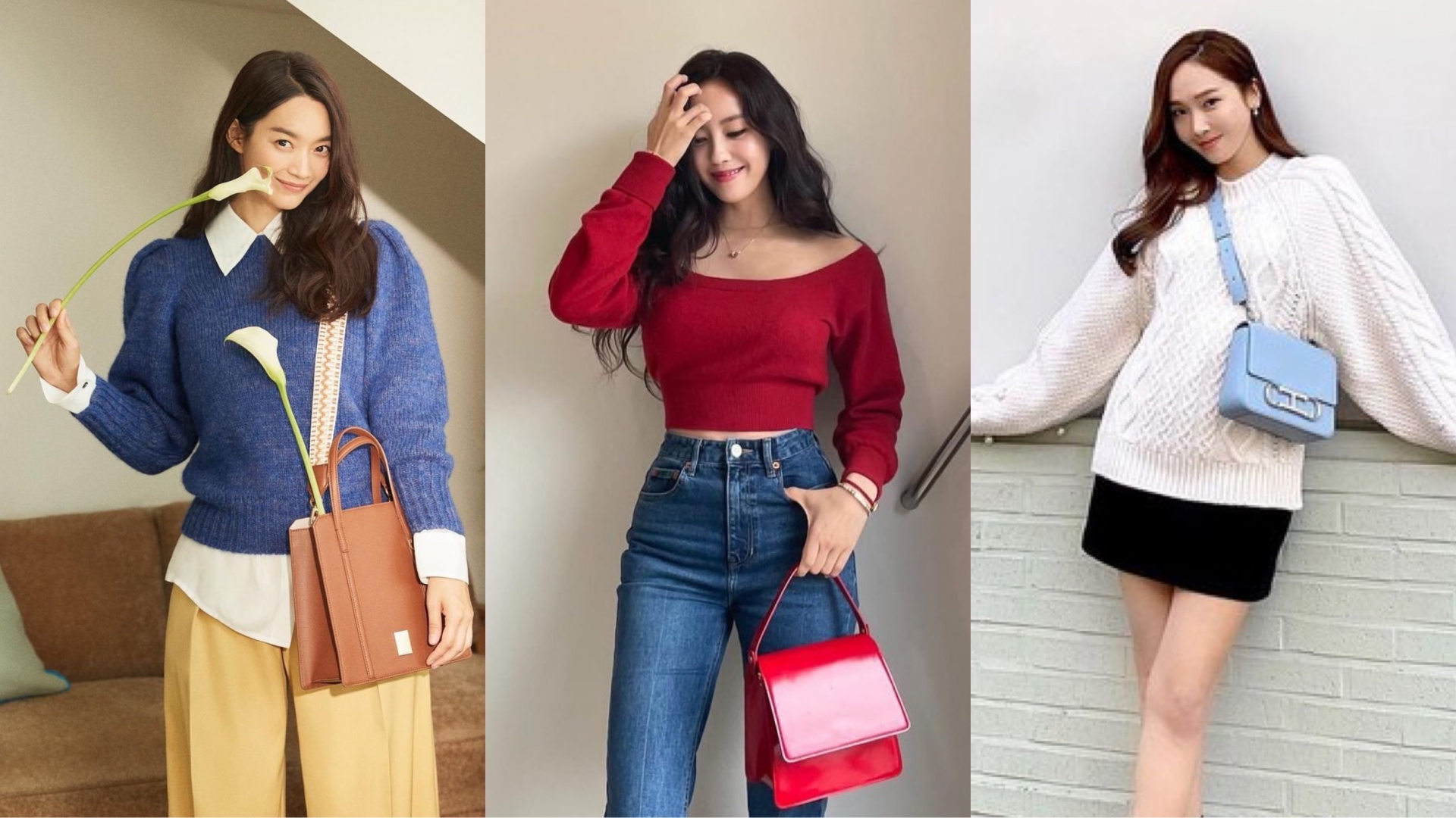 Đối với các quý cô tuổi 30, khi diện áo len sáng màu, bạn nên kết hợp cùng những item quần hoặc váy trơn màu, kiểu dáng đơn giản để tạo nên tổng thể hài hoà nhất.
