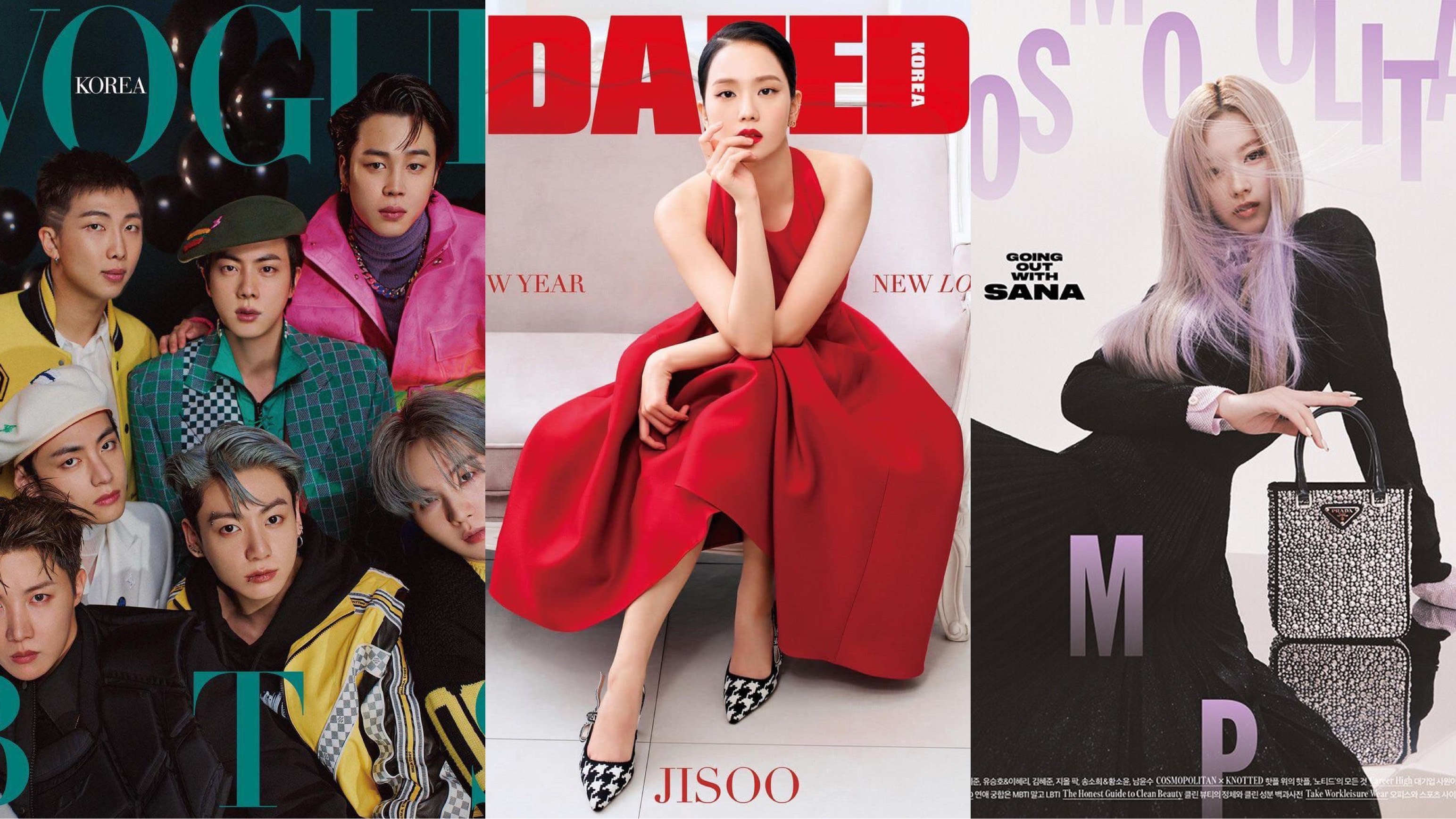 Khi dàn sao Kbiz "đọ sắc" trên bìa tạp chí thời trang số khai niên 2022