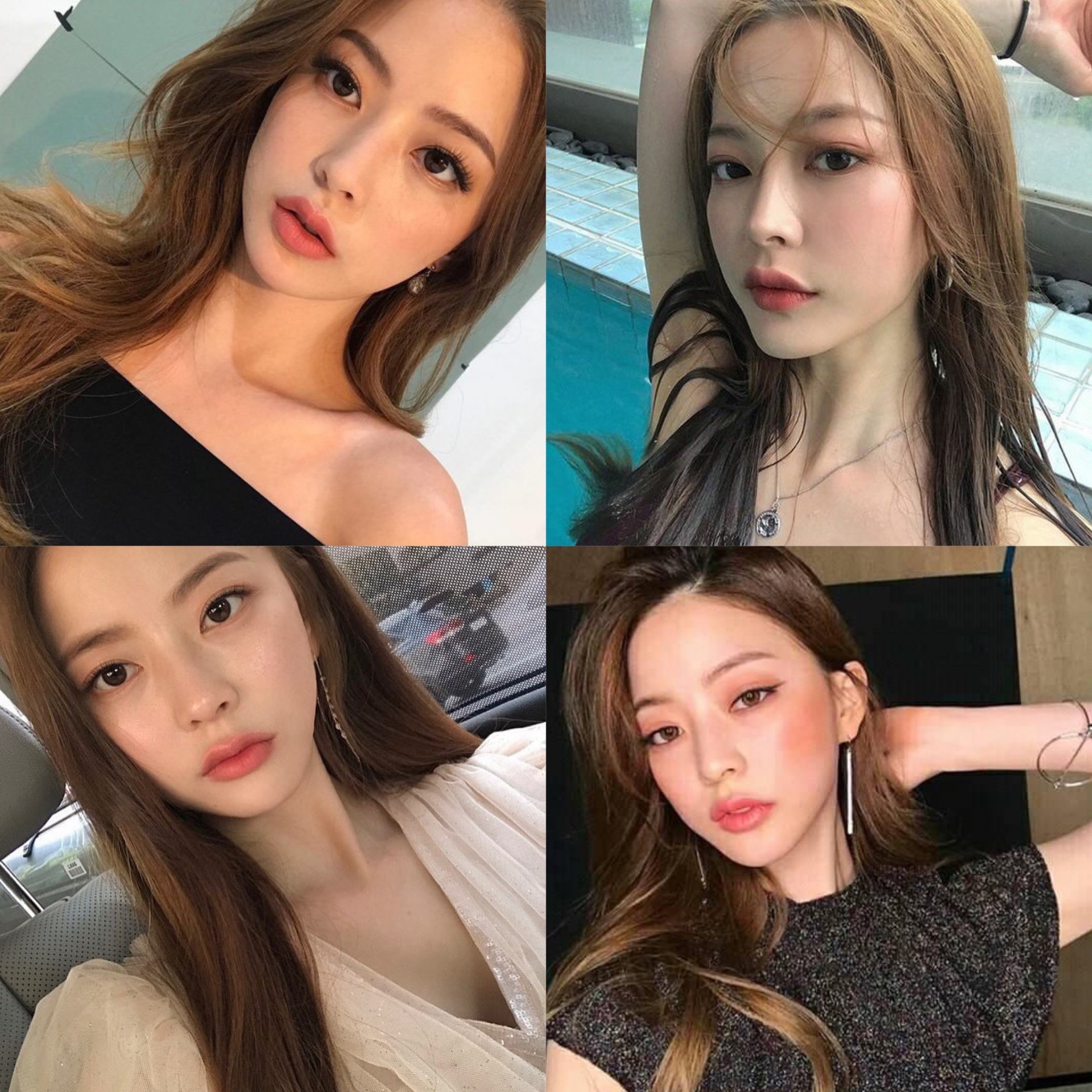 Sở hữu nhan sắc xinh đẹp, Lim Bora cực kì phù hợp với layout makeup trong trẻo nhưng cô nàng lại chọn theo style cá tính và quyến rũ. Tuy chẳng hề theo đuổi phong cách đặc trưng của Hàn Quốc nhưng người đẹp vẫn khiến netizen 'phát sốt'.