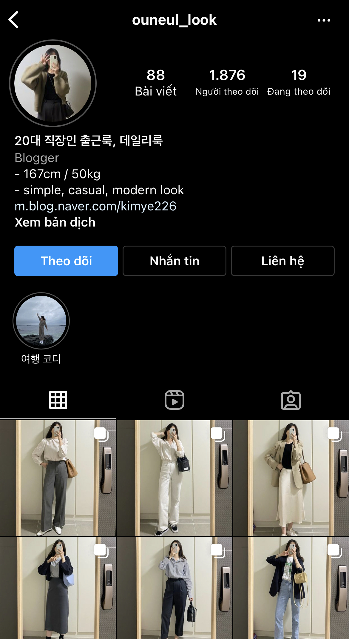 Cả tuần diện áo sơmi và quần âu vẫn thanh lịch và không hề chán nhờ gợi ý từ fashion blogger xứ Hàn - Ảnh 1