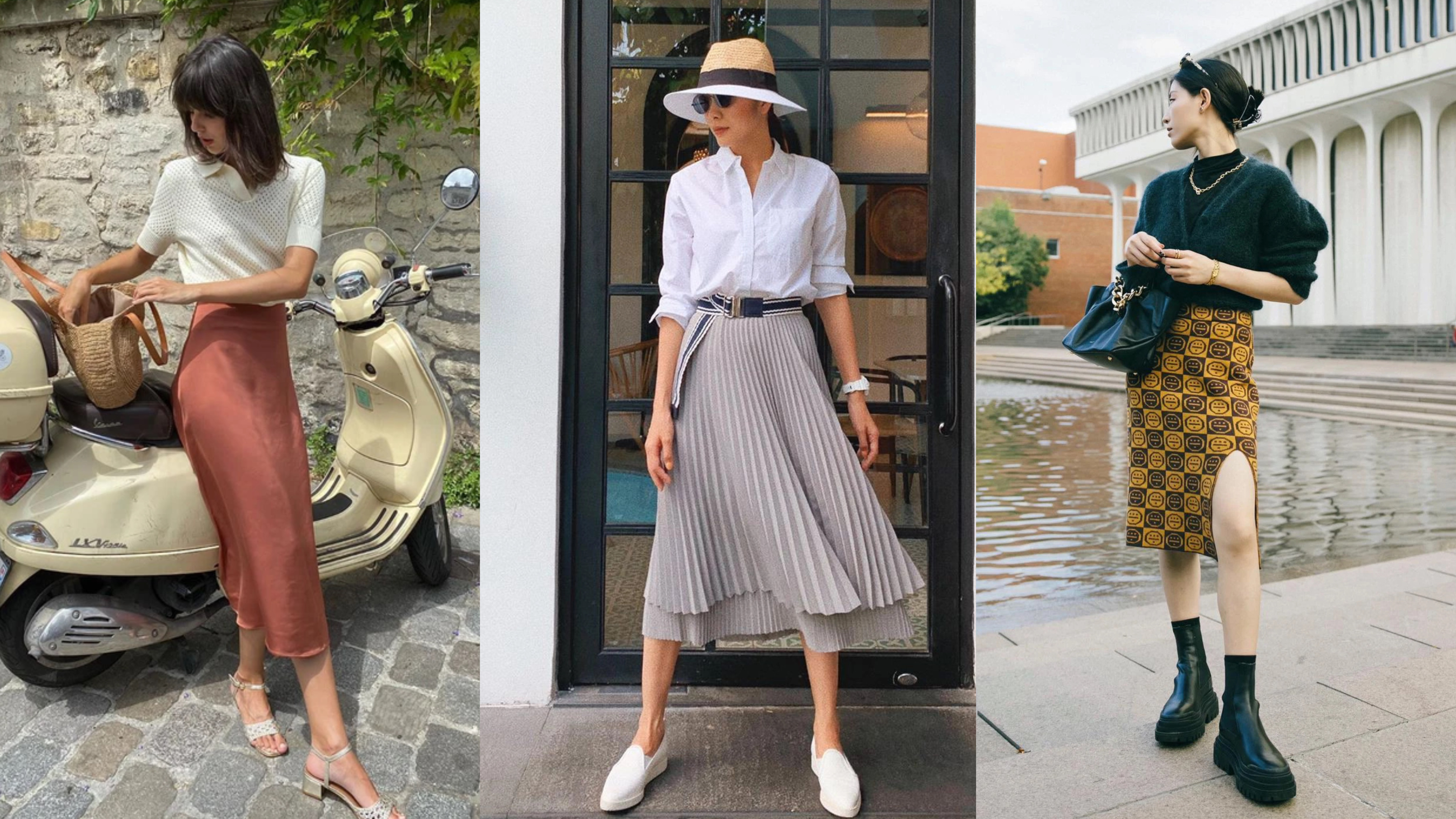 Nàng công sở nhất định phải nhớ 3 điều này để diện chân váy dài thanh lịch và "hack" dáng chuẩn đét