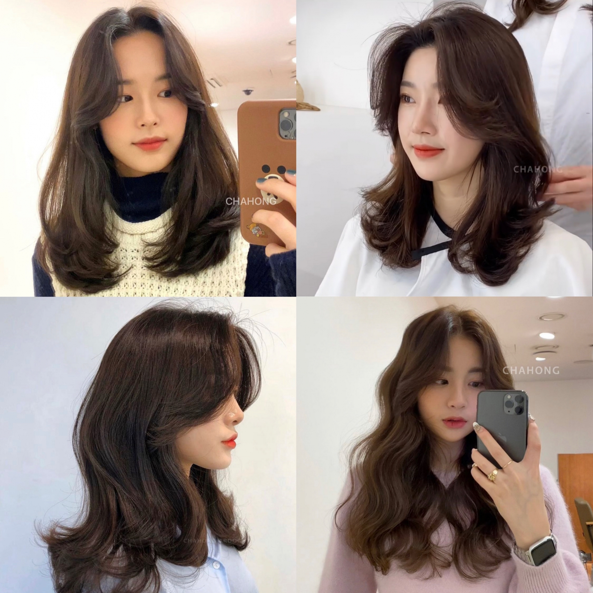 Gái Hàn mách bạn 4 kiểu tóc ngang vai 