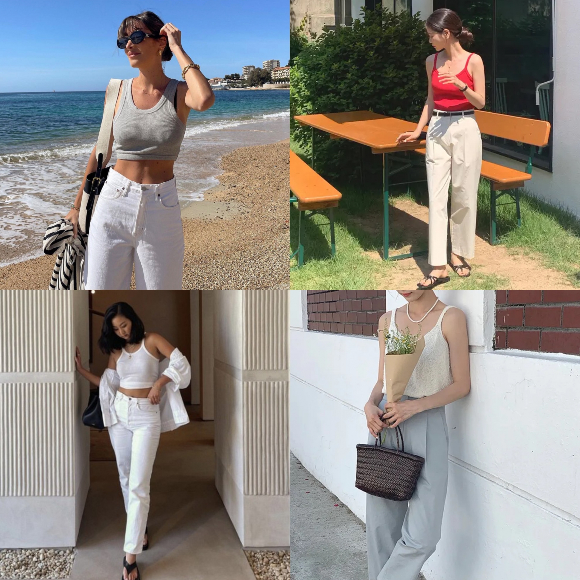 Gợi ý 5 set đồ với áo 2 dây giúp chị em chống nóng hiệu quả mà style lại còn thêm phần trẻ trung - Ảnh 1