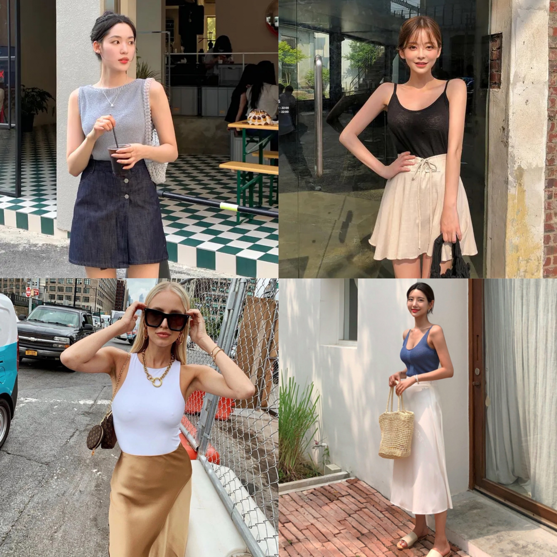 Gợi ý 5 set đồ với áo 2 dây giúp chị em chống nóng hiệu quả mà style lại còn thêm phần trẻ trung - Ảnh 1