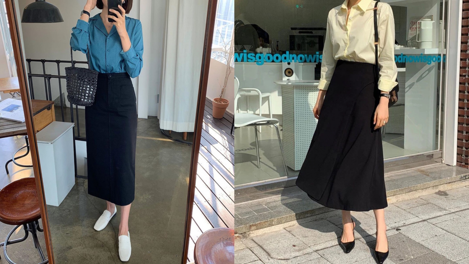 Gợi ý 10 set đồ sang-xịn-mịn với chân váy đen giúp chị em xoá tan nỗi lo bị cộng thêm vài tuổi - Ảnh 1