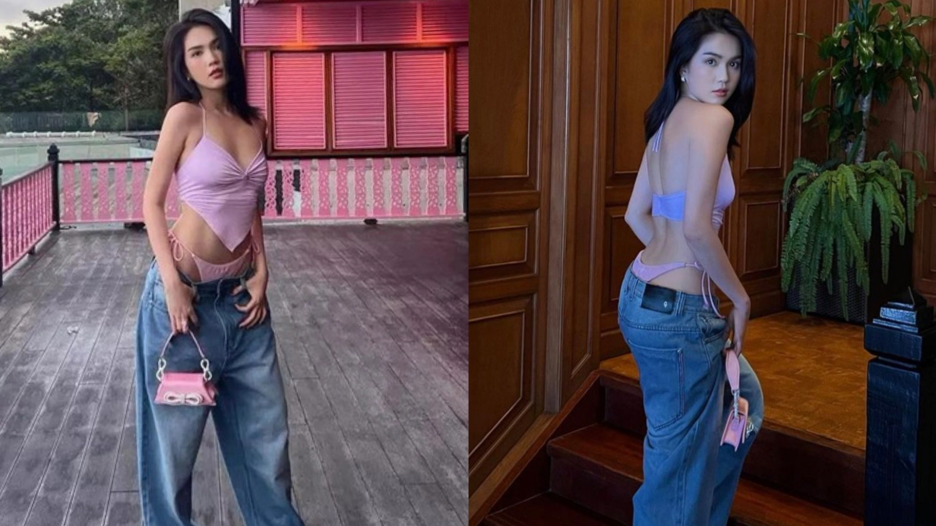 Khi sao Việt diện quần cạp trễ lộ nội y: Chi Pu được khen, Ngọc Trinh - Vũ Khắc Tiệp bị chê phản cảm - Ảnh 1