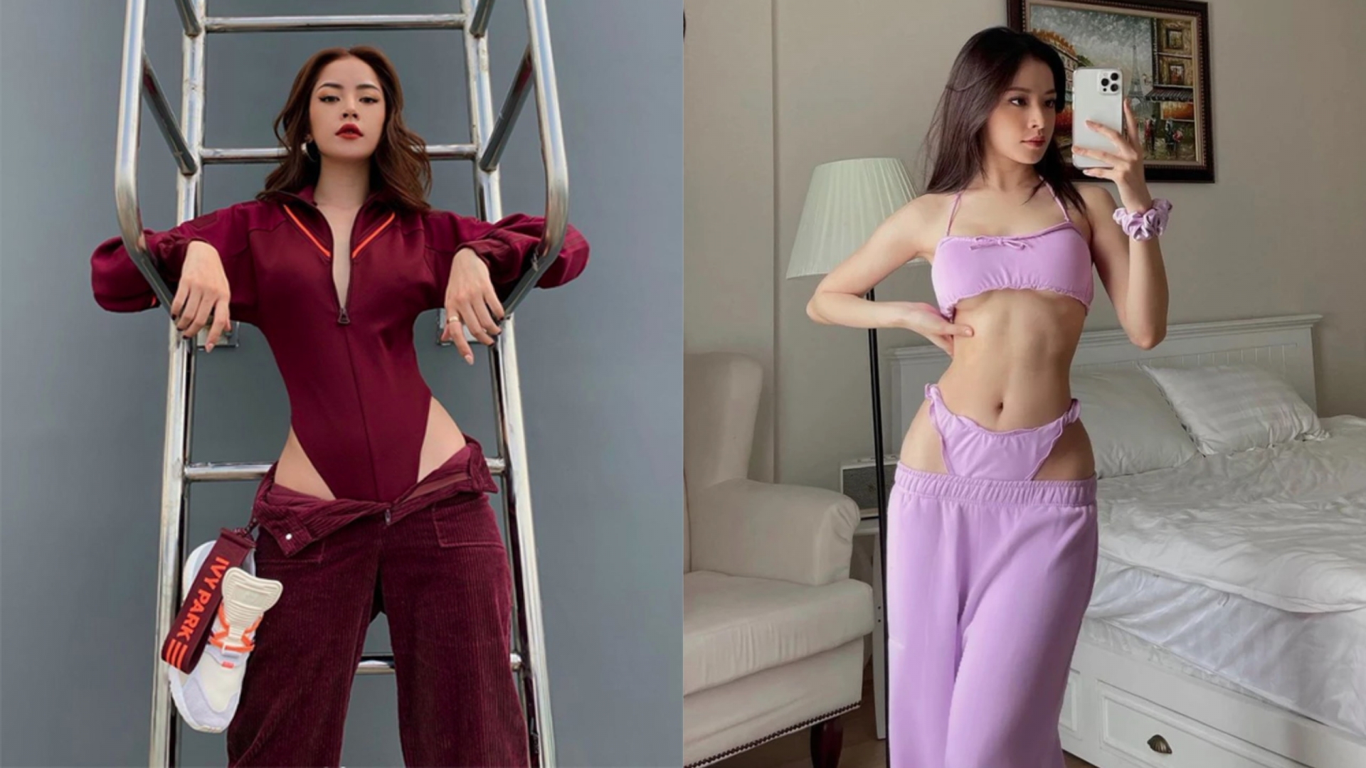 Khi sao Việt diện quần cạp trễ lộ nội y: Chi Pu được khen, Ngọc Trinh - Vũ Khắc Tiệp bị chê phản cảm - Ảnh 1