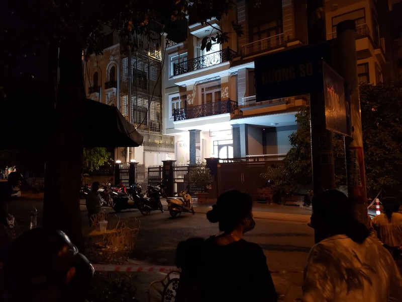 Toà biệt thự xảy ra vụ án mạng trên đường số 3, Khu dân cư Him Lam, phường Tân Hưng, quận 7, TP HCM.