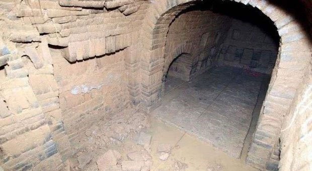 Ngôi mộ được tìm thấy tại thành cổ Tây An, Trung Quốc.