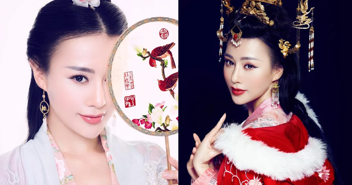 Đồng nghiệp 'đu trend' ghép ảnh cổ trang, Phương Oanh tung luôn ảnh thật