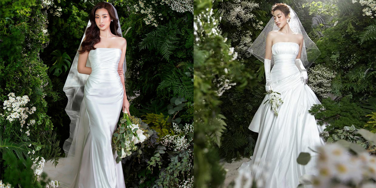 Đỗ Mỹ Linh đích thị là mỹ nhân mặc váy cưới xinh đẹp hàng đầu Vbiz