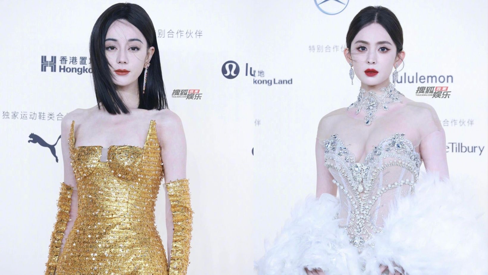 Màn đọ sắc "một 9 một 10" tại sự kiện Vogue của Địch Lệ Nhiệt Ba và Cổ Lực Na Trát