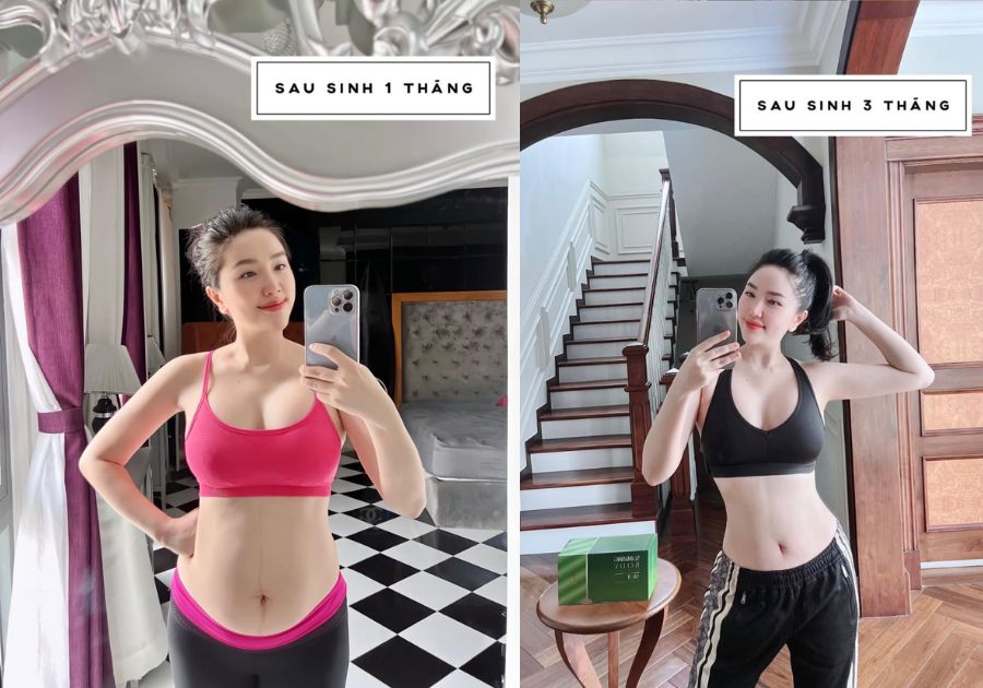 Sau sinh 5 tháng, Bảo Thy khoe giảm cân thành công, body sắp trở về như thời con gái - Ảnh 1