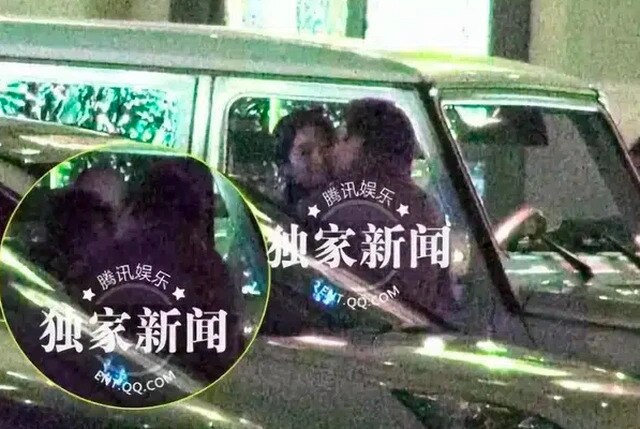 Hình ảnh Lưu Diệc Phi được cha nuôi ôm hôn trong xe ô tô bất ngờ được “khui” lại, khán giả của Mộng  - Ảnh 1