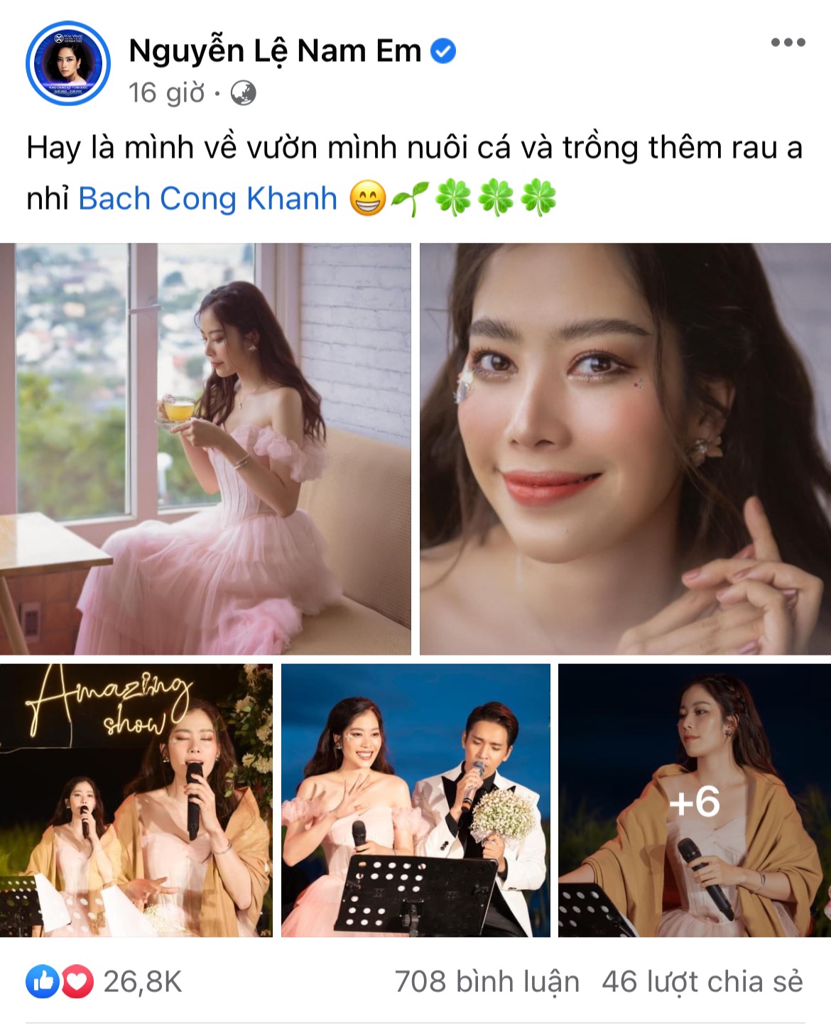 Nam Em muốn về vườn nuôi cá, trồng rau với Bạch Công Khanh, câu trả lời của đàng trai đầy bất ngờ - Ảnh 1