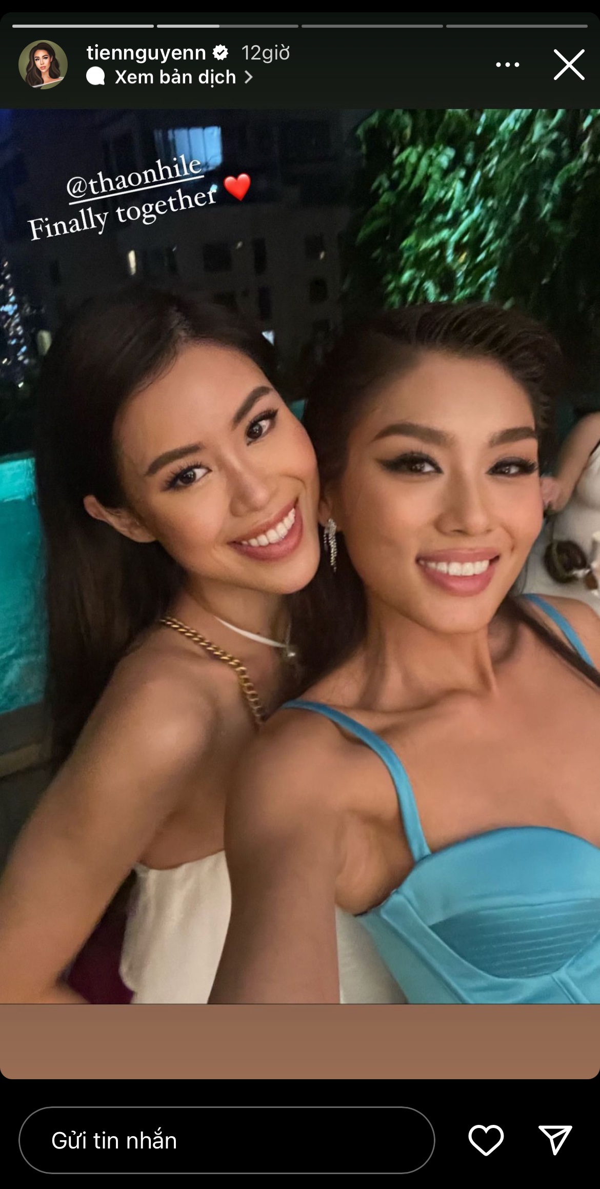 Á hậu Thảo Nhi Lê hội ngộ con gái tỷ phú Johnathan Hạnh Nguyễn - Ảnh 3