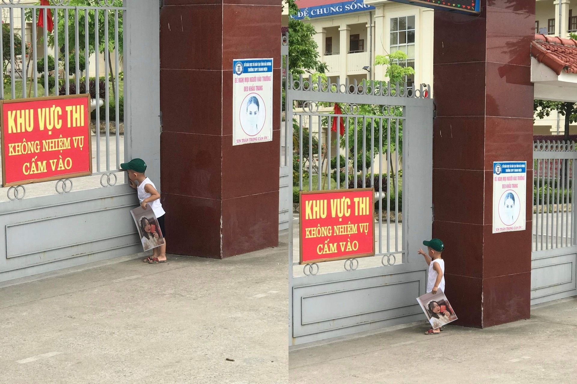 Những màn cổ vũ sĩ tử đi thi THPT bá đạo - Ảnh 3