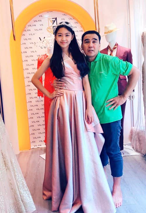 Con gái Quyền Linh vẽ tranh kèm thư tay gửi ba nhân ngày sinh nhật - Ảnh 1