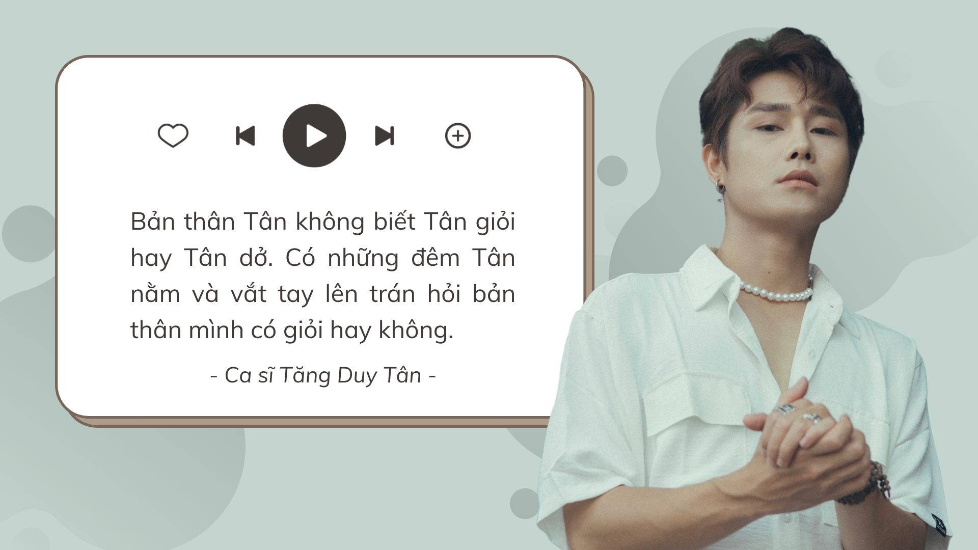 Ca sĩ Tăng Duy Tân: Tôi muốn mang nhạc Việt và tiếng Việt ra nước ngoài nhiều hơn - Ảnh 1