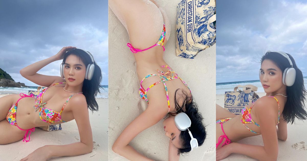 Ngọc Trinh đã chán da trắng rồi, các cô gái chuẩn bị đi nhuộm da nâu đi