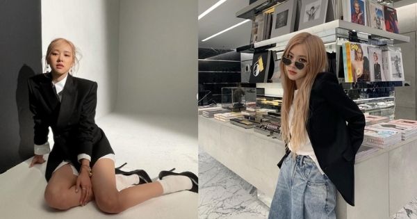 Mặc blazer chưa bao giờ bị chê, hãy xem Rosé áp dụng những bí quyết nào