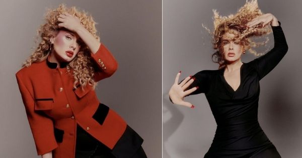 Adele "cân" đẹp kiểu tóc mì tôm,  "đi đường quyền" siêu ngầu trên bìa tạp chí