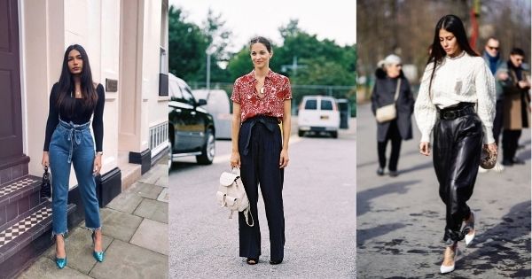 5 cách phối đồ đẹp và thời thượng với quần paper bag