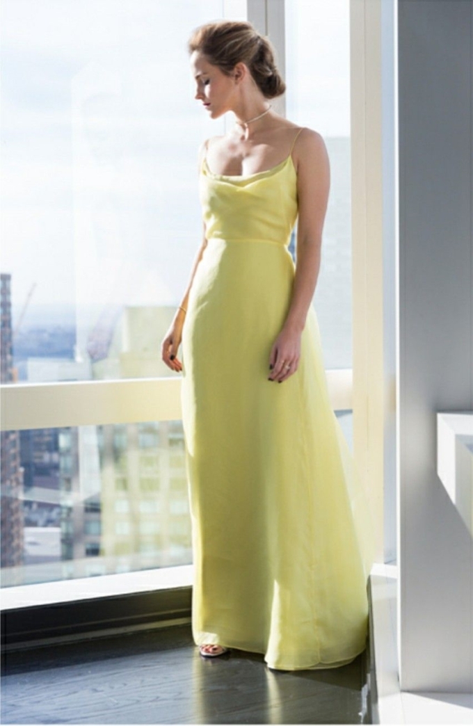 Người hâm mộ nhận xét Emma như 'nàng Bella đời thực' khi mặc đầm vàng của nhà mốt Dior.