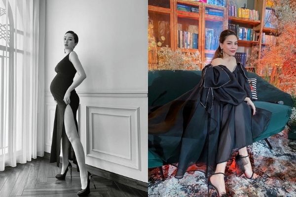 Sao Việt bất chấp bụng mang dạ chửa đi giày cao gót chấp chới, mẹ bỉm Bảo Thy gây thót tim nhất