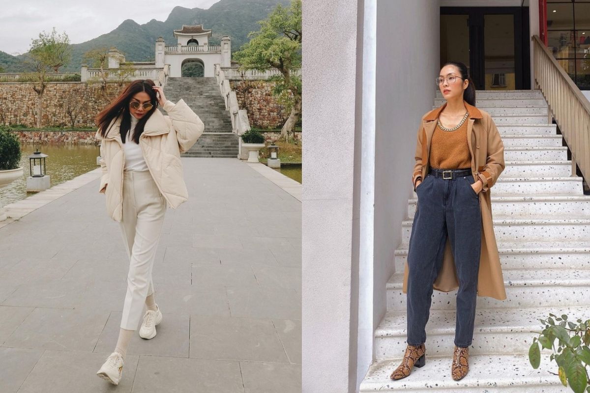 Sao Việt mặc đồ layer siêu chất mùa lạnh: Hà Tăng phối màu tinh tế, Thanh Hằng trên dưới một màu