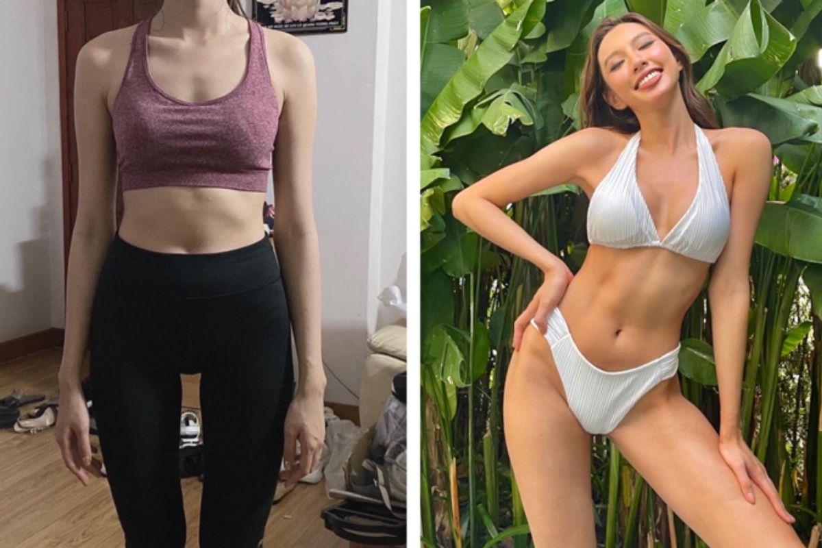 Sở hữu cơ bụng 6 múi, khán giả bất ngờ khi biết hóa ra Thùy Tiên tự "độ body" tại nhà