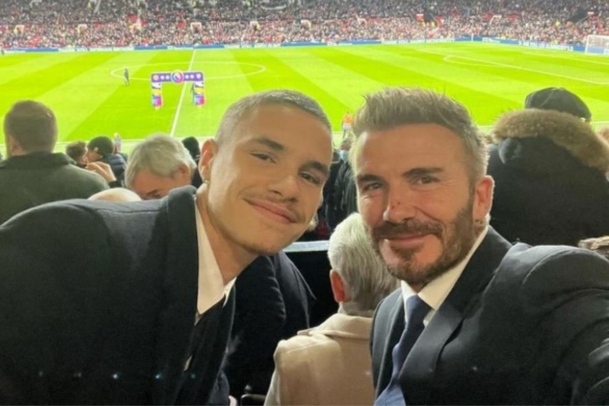 David Beckham 46 tuổi vẫn sở hữu visual bừng sáng, giật hết spotlight của quý tử Romeo