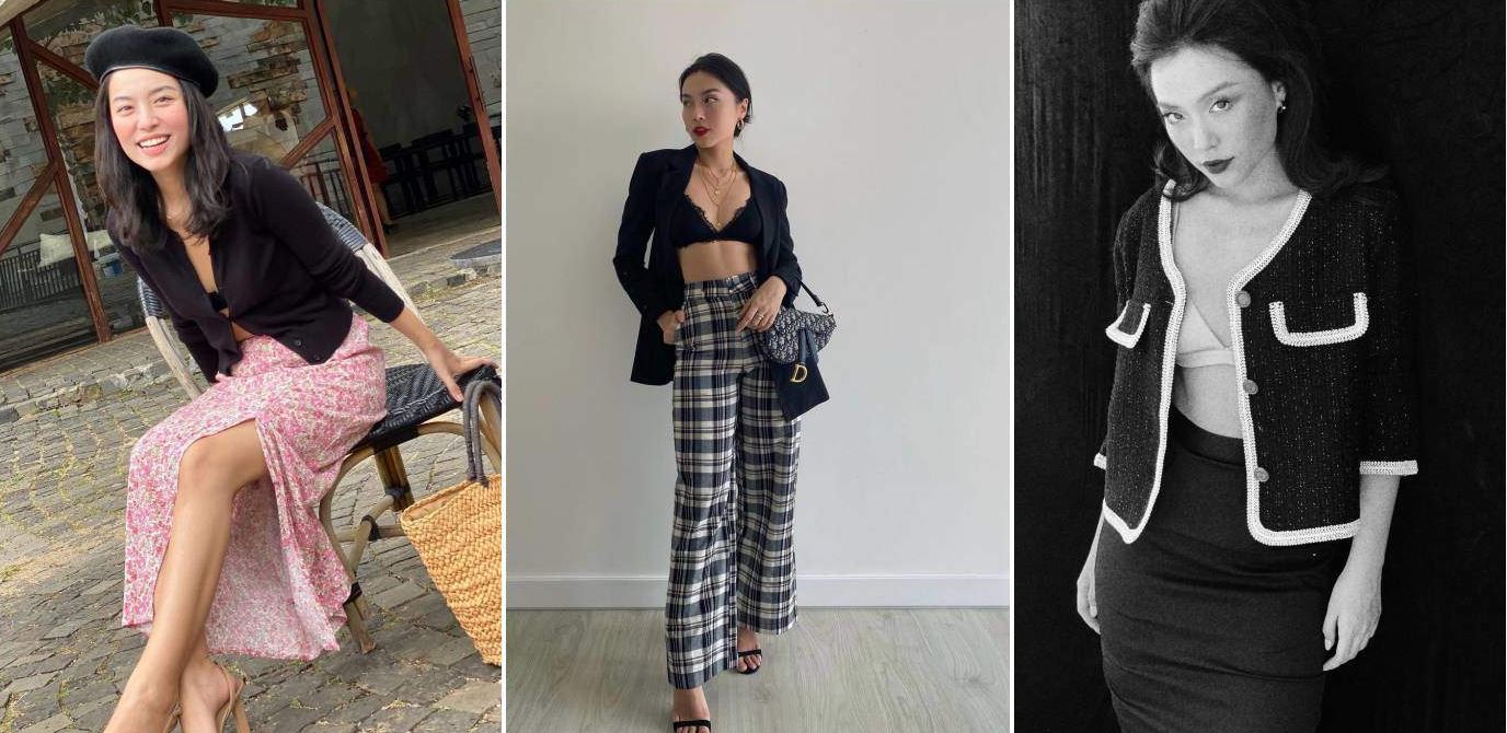 Bên cạnh công việc travel blogger, Hà Trúc còn được biết đến là một quý cô có gu ăn mặc sang chảnh bậc nhất.