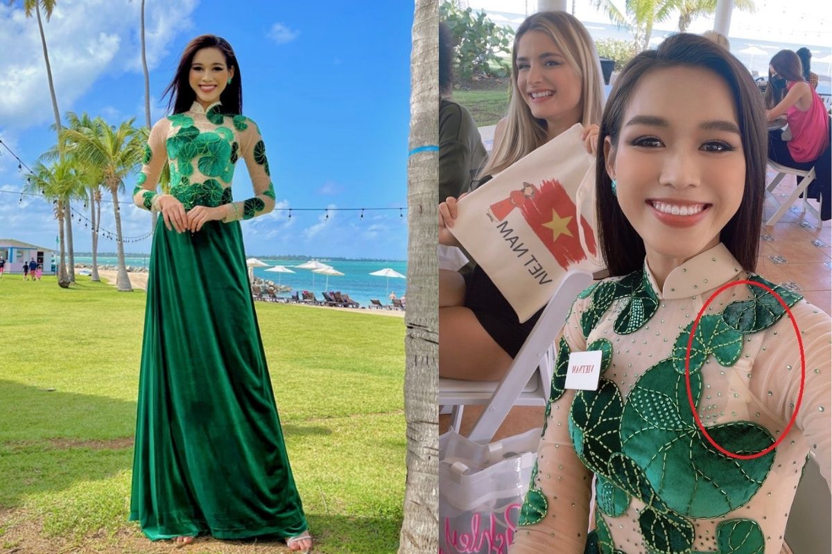 Đỗ Thị Hà không chỉ tạo dư luận với áo dài rau má, còn bị soi khi lộ nội y kém duyên