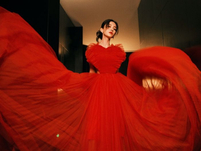 Khoảnh khắc tung váy của mỹ nhân Hoa ngữ: Quan Hiểu Đồng như công chúa, Dương Tử mặt 'sượng trân' - Ảnh 9
