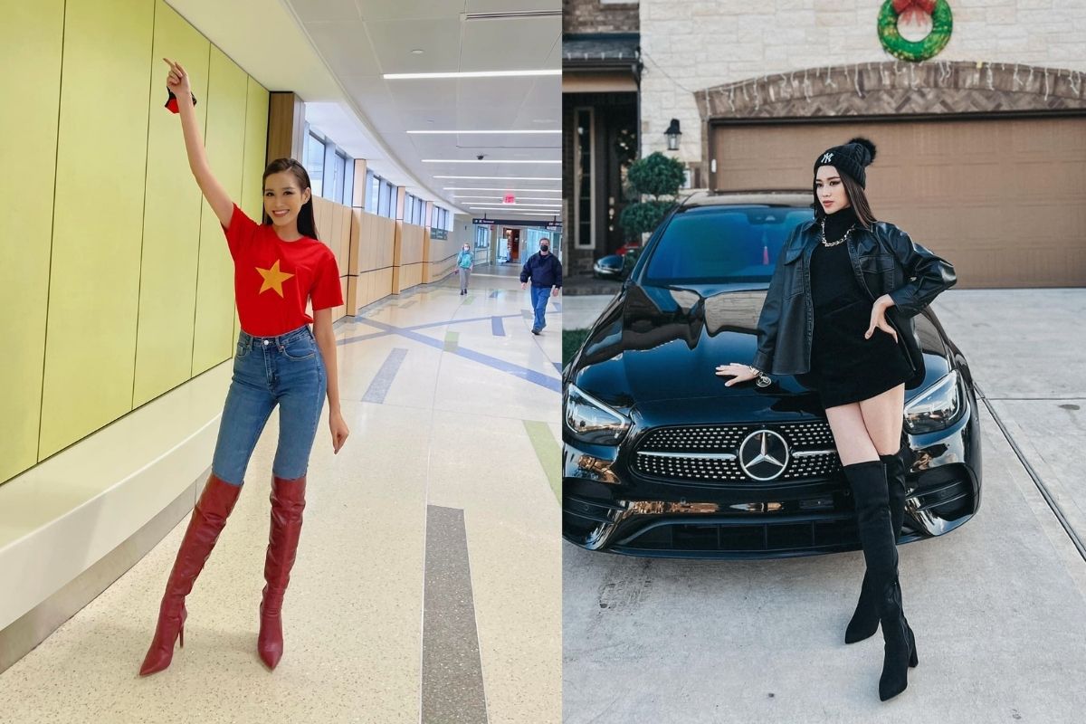 Trước thông báo mới nhất về tình hình sức khoẻ, Đỗ Thị Hà từng lên đồ cực sung những ngày ở Mỹ