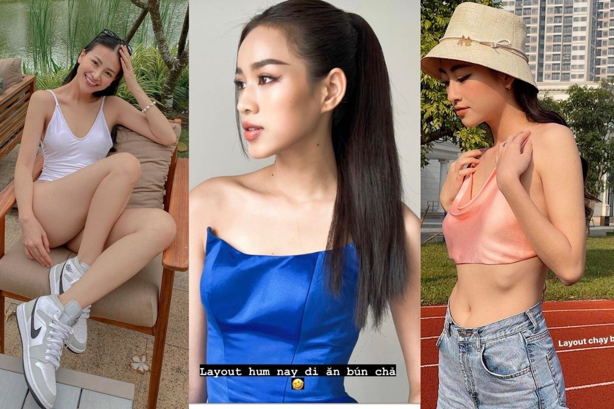 Đẹp mọi lúc mọi nơi: Đỗ Thị Hà lồng lộn ăn bún chả, nhiều Hoa hậu, Á hậu mặc váy dạ hội đi đổ rác