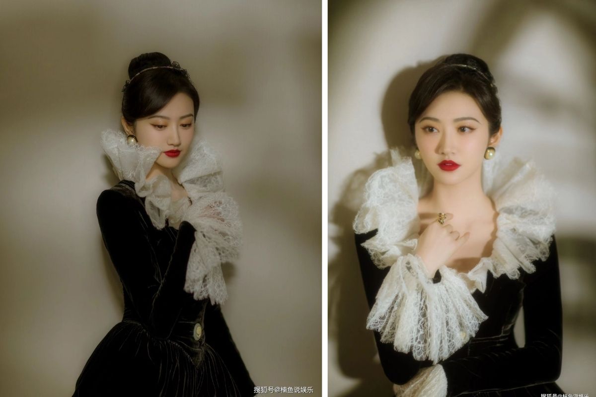 "Đệ nhất mỹ nhân Bắc Kinh" Cảnh Điềm ăn mặc kín bưng mà visual vẫn khiến netizen ngây ngất