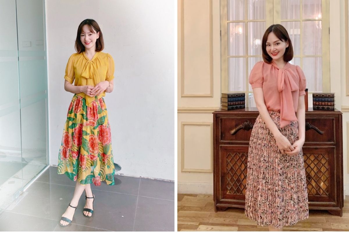 Style ăn mặc "chị kế toán ít tiền" của Lan Phương trong "Thương Ngày Nắng Về"