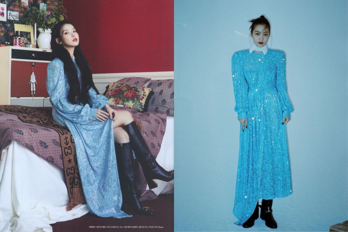 IU dù là đại sứ thương hiệu nhưng vẫn cúi đầu trước đàn em bởi lý do không ngờ này khi đụng hàng