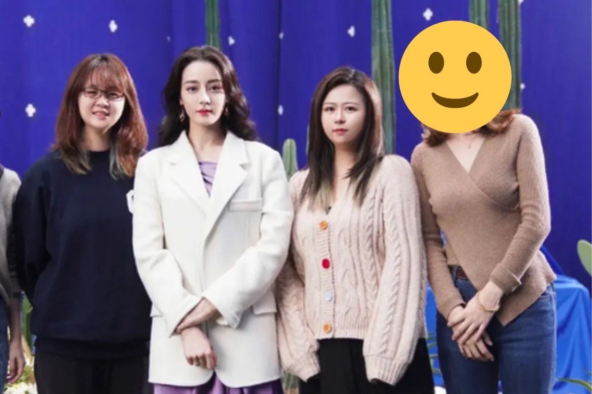 Địch Lệ Nhiệt Ba lép vế khi chụp ảnh với fangirl, netizen Trung đặt câu hỏi về nhan sắc thật