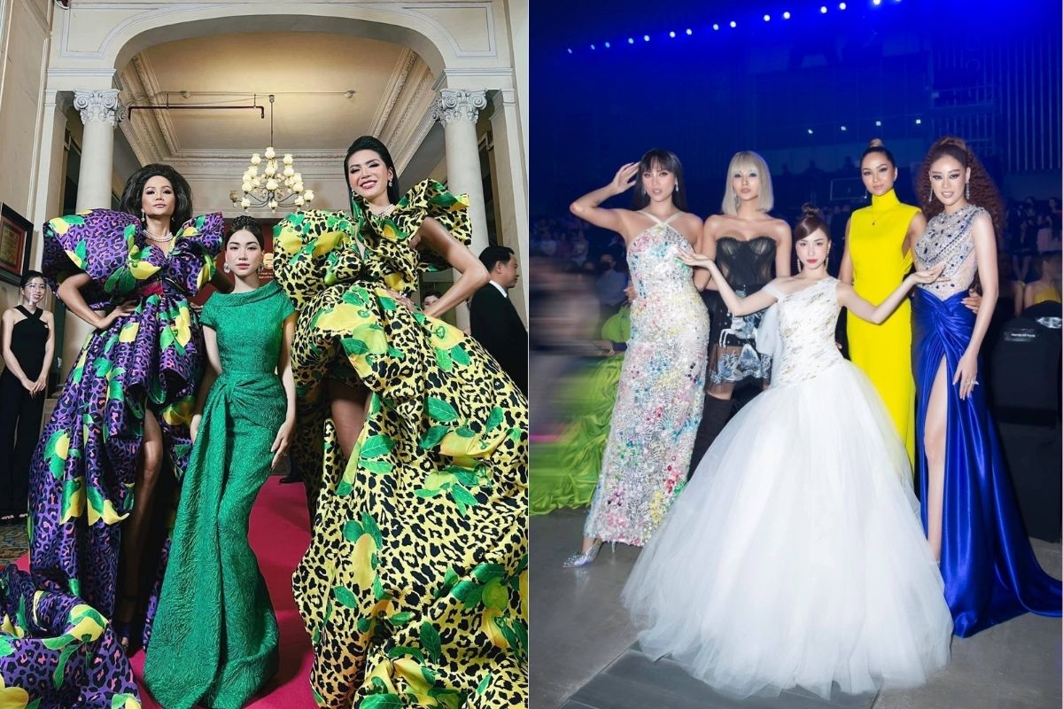 Cao 3 mét bẻ đôi nhưng Hoà Minzy vẫn tự tin đứng cạnh toàn Hoa hậu, Siêu mẫu 