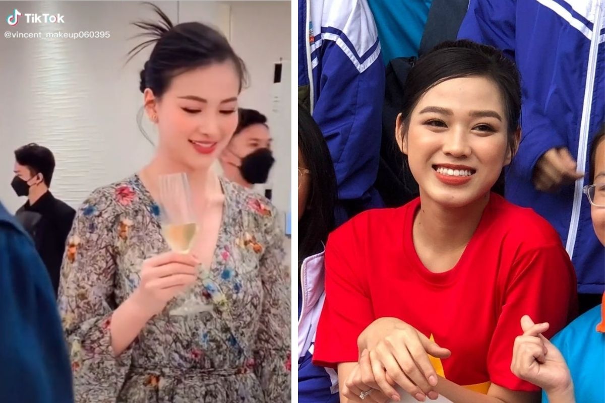 Hoa hậu Việt bị chụp lén: Phương Khánh hóa nữ thần, Đỗ Thị Hà ăn điểm ở làn da