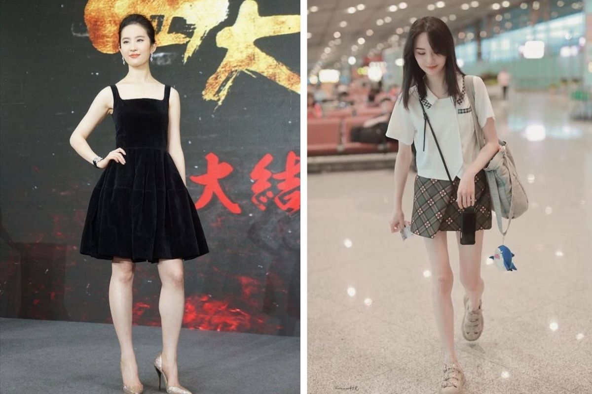 Mỹ nhân Hoa ngữ mất điểm khi mặc váy hở chân: Lưu Diệc Phi thô như đàn ông vẫn hơn Trịnh Sảng