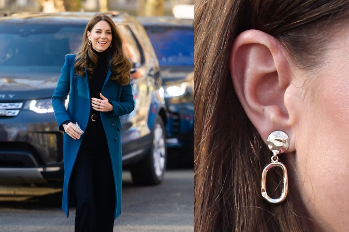 Không ngờ Công nương Kate cũng dùng khuyên tai 60.000 đồng, áo đến từ thương hiệu bình dân 