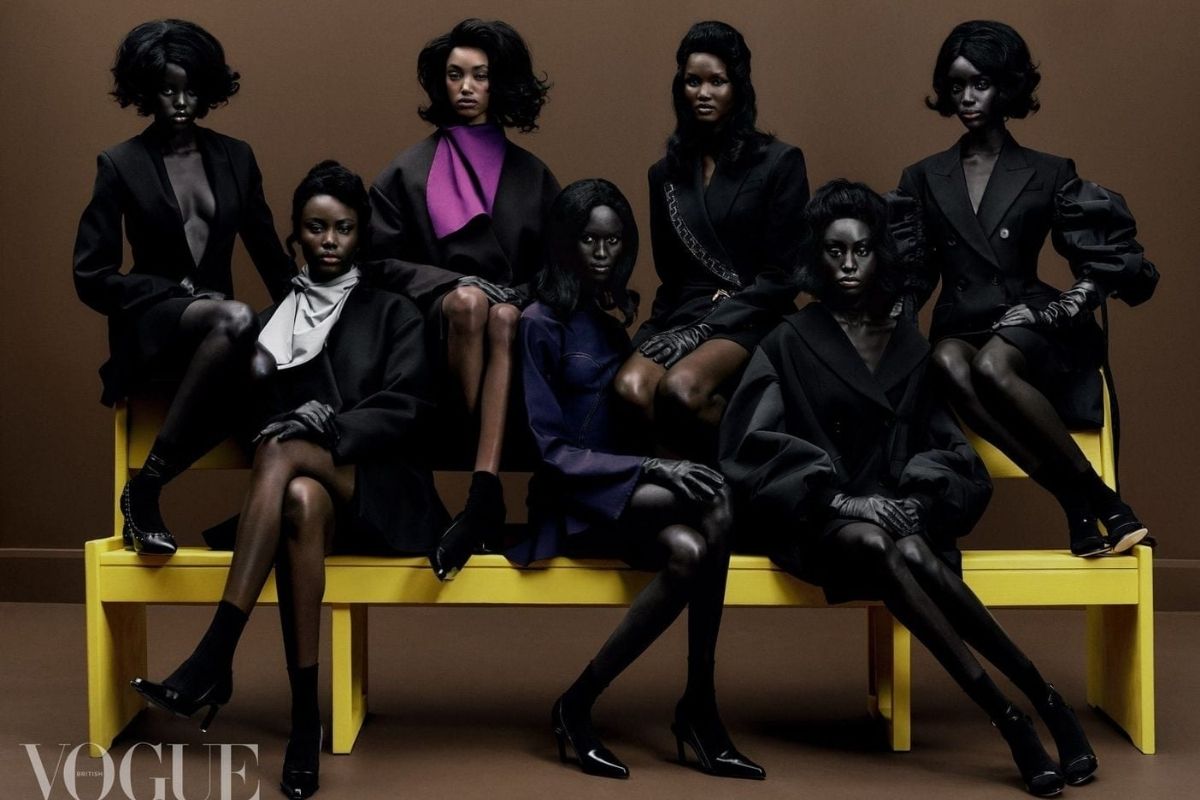 Lần đầu tiên sau nhiều năm, Vogue Anh chính thức đưa người mẫu gốc Phi lên trang bìa
