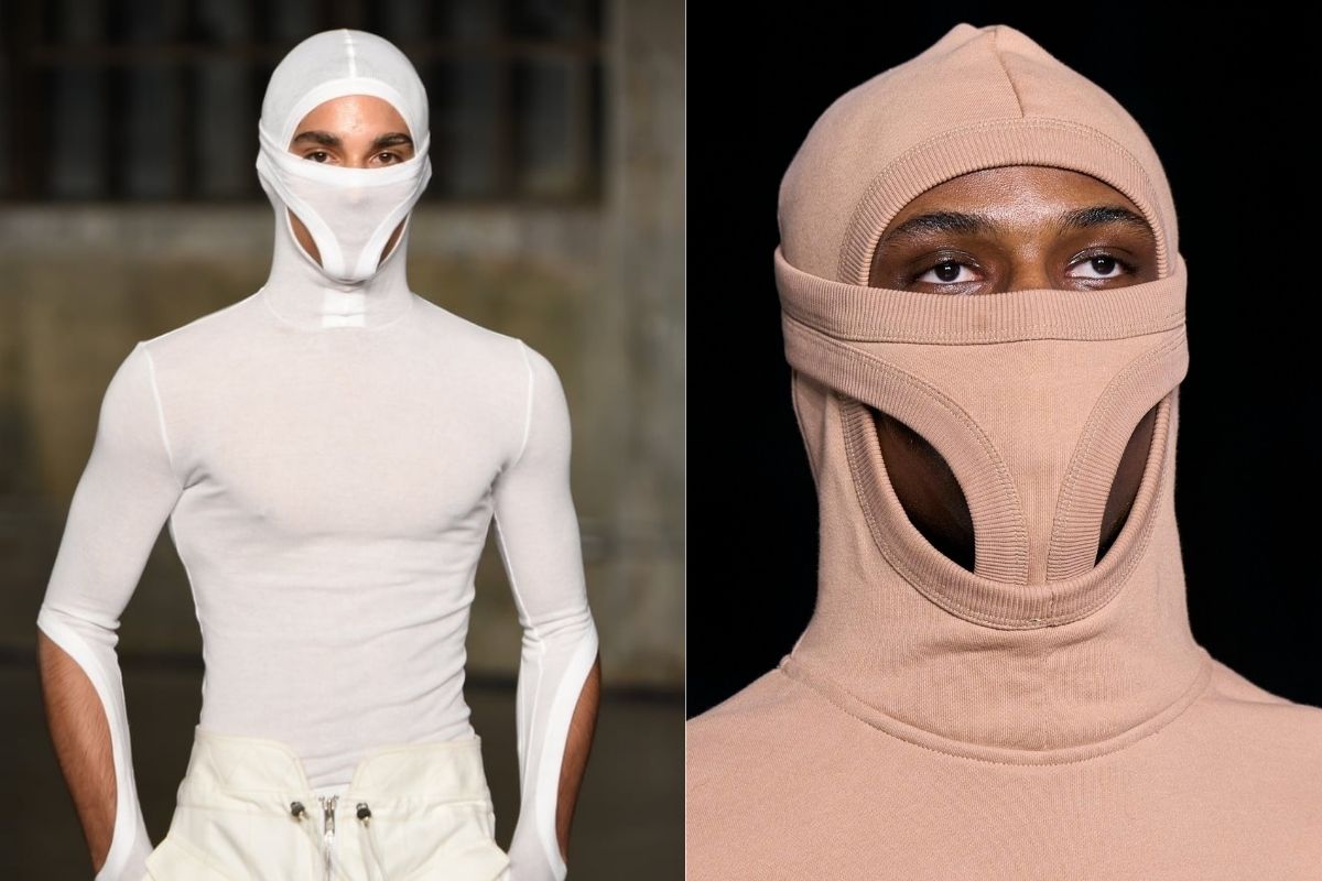 Trào lưu "đội quần" lên mặt xuất hiện tại Tuần lễ thời trang New York 2022 