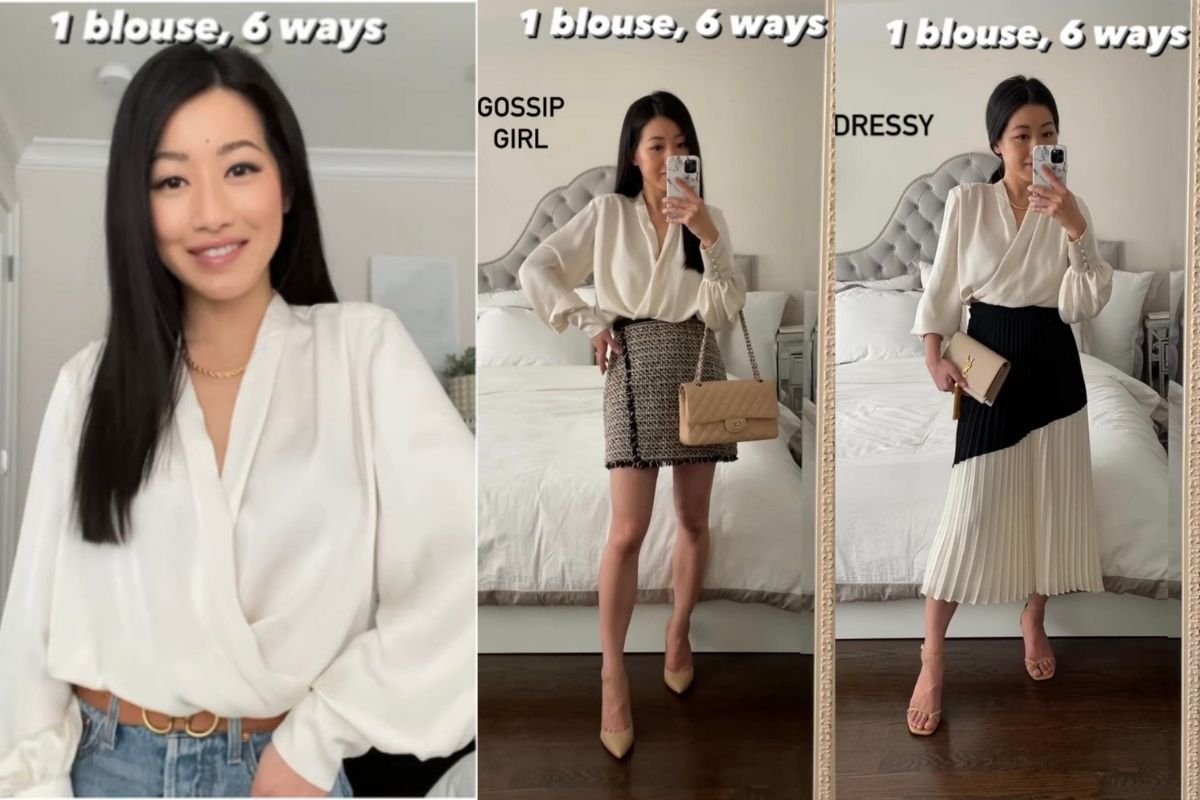 6 cách mix&match với áo blouse trắng cho chị em công sở mặc cả tuần không nhàm chán