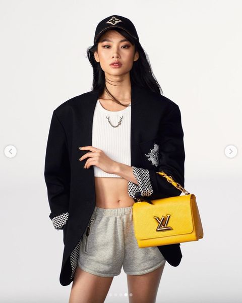 Hình ảnh mới nhất của nữ diễn viên Jung Ho Yeon chụp cho dòng túi xách mới của Louis Vuitton.